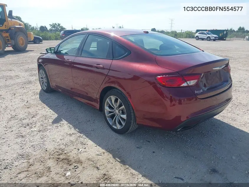 2015 Chrysler 200 S VIN: 1C3CCCBB0FN554577 Lot: 45625698