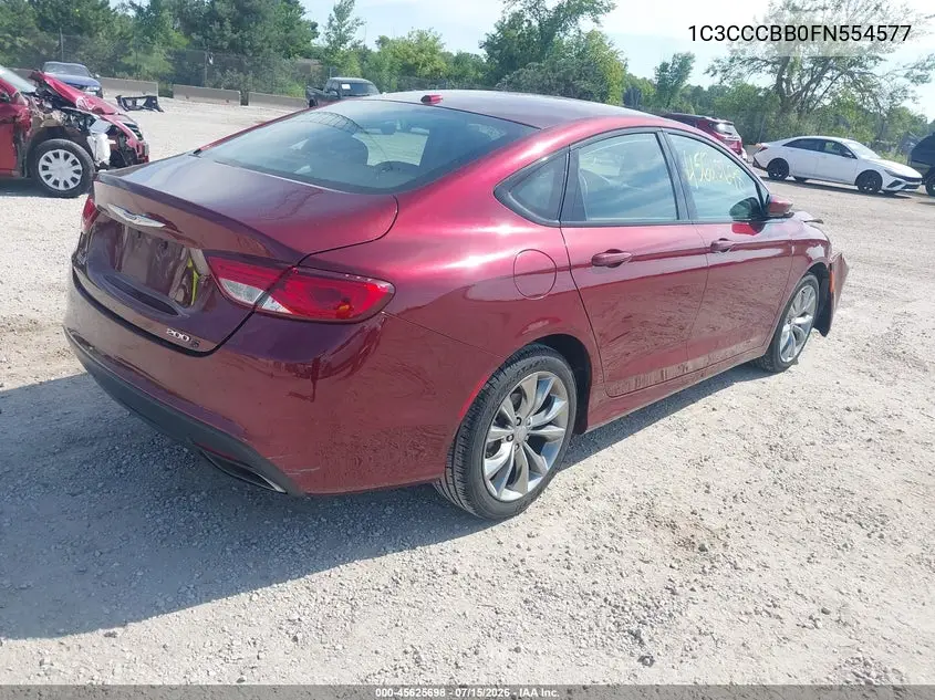 2015 Chrysler 200 S VIN: 1C3CCCBB0FN554577 Lot: 45625698