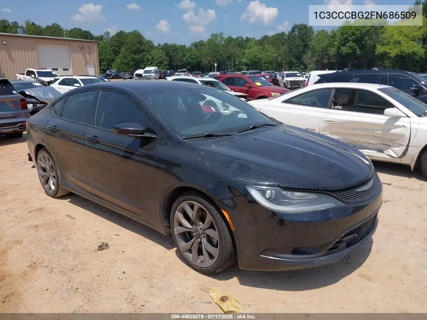 2015 Chrysler 200 S VIN: 1C3CCCBG2FN686509 Lot: 45628079