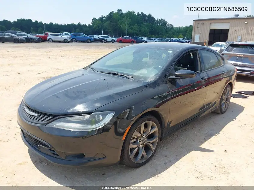 2015 Chrysler 200 S VIN: 1C3CCCBG2FN686509 Lot: 45628079