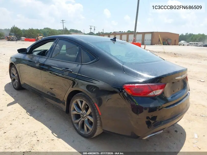 2015 Chrysler 200 S VIN: 1C3CCCBG2FN686509 Lot: 45628079