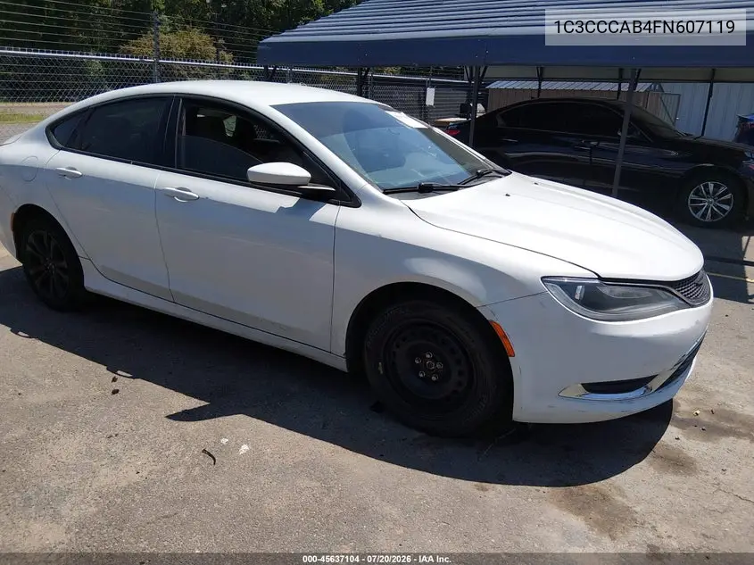2015 Chrysler 200 Limited VIN: 1C3CCCAB4FN607119 Lot: 45637104