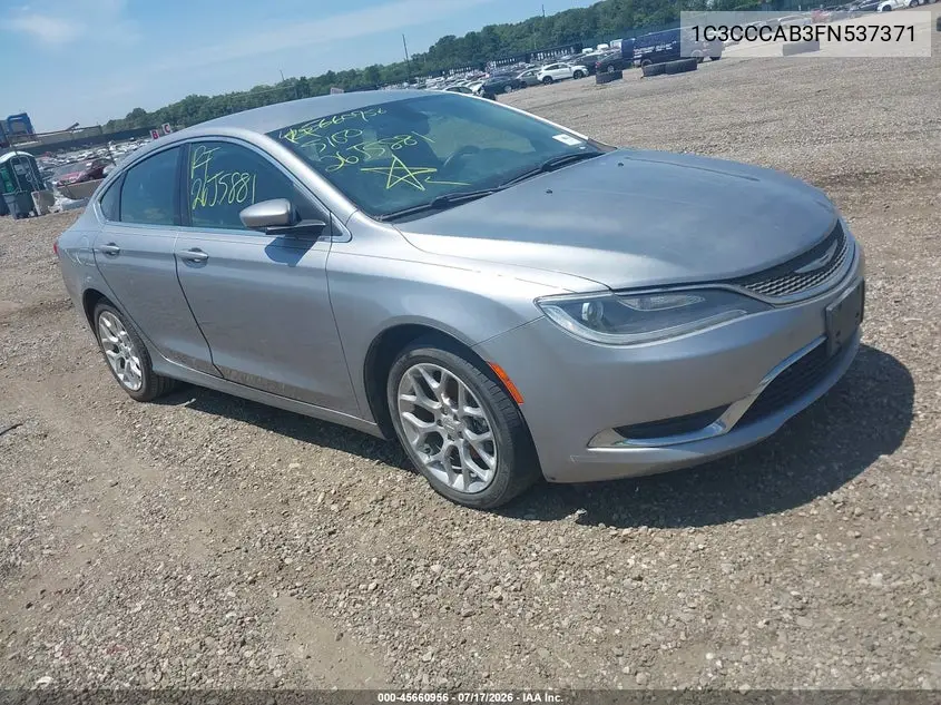 2015 Chrysler 200 Limited VIN: 1C3CCCAB3FN537371 Lot: 45660956