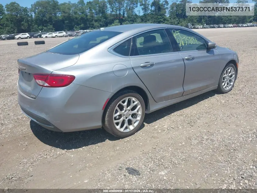 2015 Chrysler 200 Limited VIN: 1C3CCCAB3FN537371 Lot: 45660956