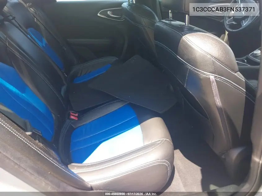 2015 Chrysler 200 Limited VIN: 1C3CCCAB3FN537371 Lot: 45660956