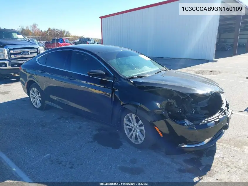 1C3CCCAB9GN160109 2016 Chrysler 200 Limited