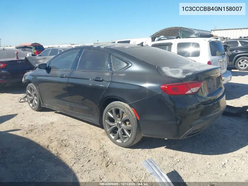 1C3CCCBB4GN158007 2016 Chrysler 200 S