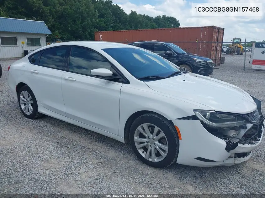1C3CCCBG8GN157468 2016 Chrysler 200 S