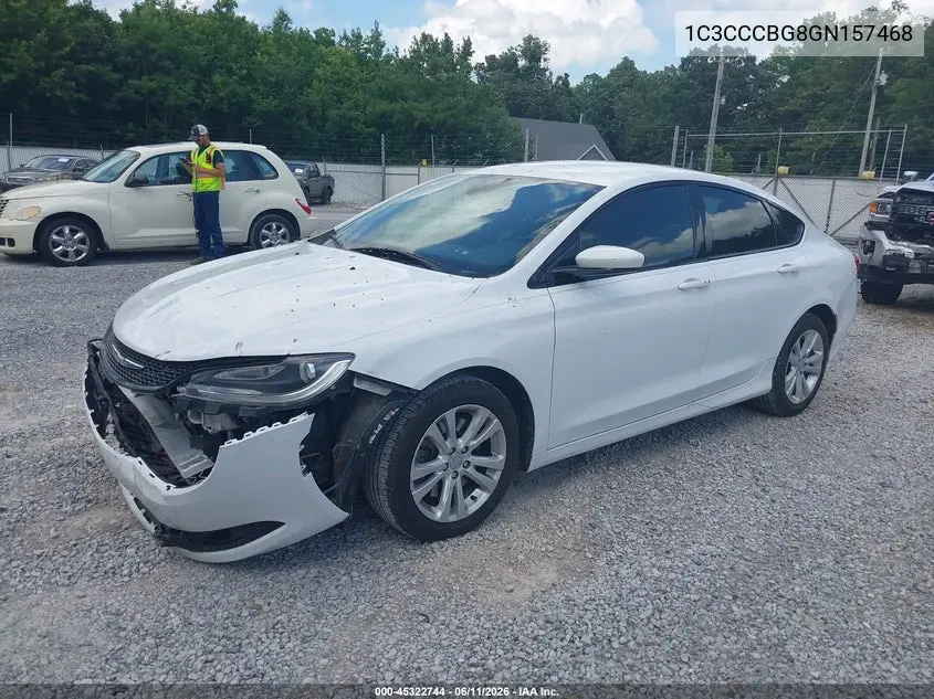 1C3CCCBG8GN157468 2016 Chrysler 200 S