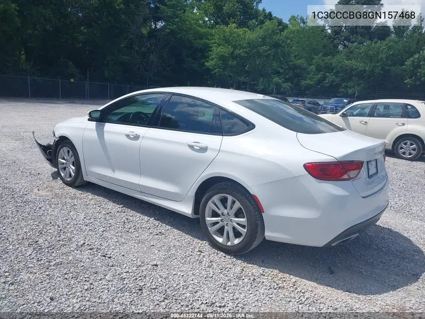 1C3CCCBG8GN157468 2016 Chrysler 200 S