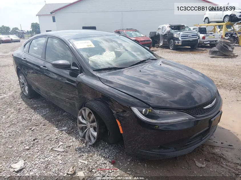 2016 Chrysler 200 S VIN: 1C3CCCBB1GN161639 Lot: 45352042