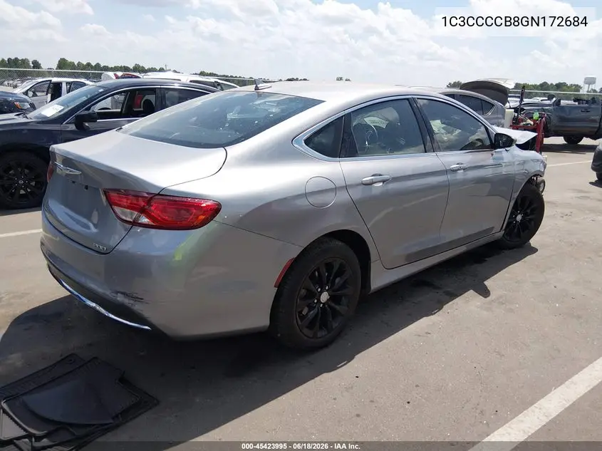 1C3CCCCB8GN172684 2016 Chrysler 200 C