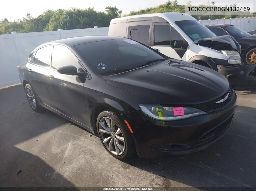2016 Chrysler 200 S VIN: 1C3CCCBB0GN132469 Lot: 45521209