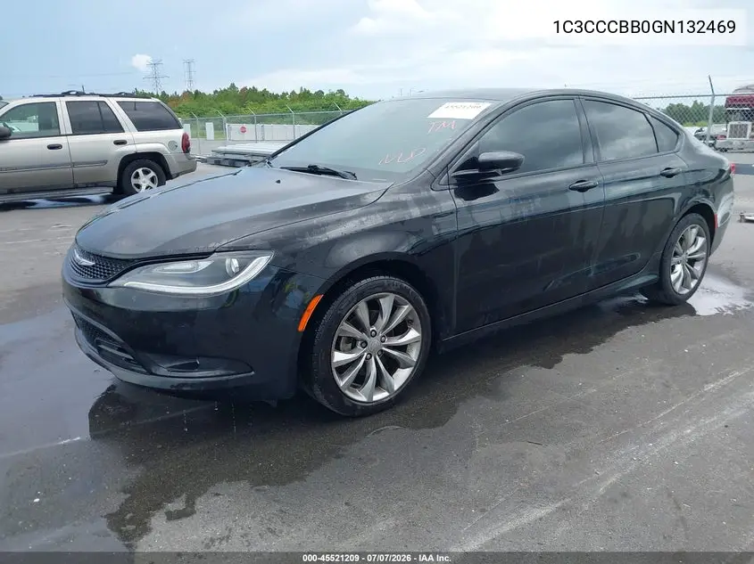 2016 Chrysler 200 S VIN: 1C3CCCBB0GN132469 Lot: 45521209