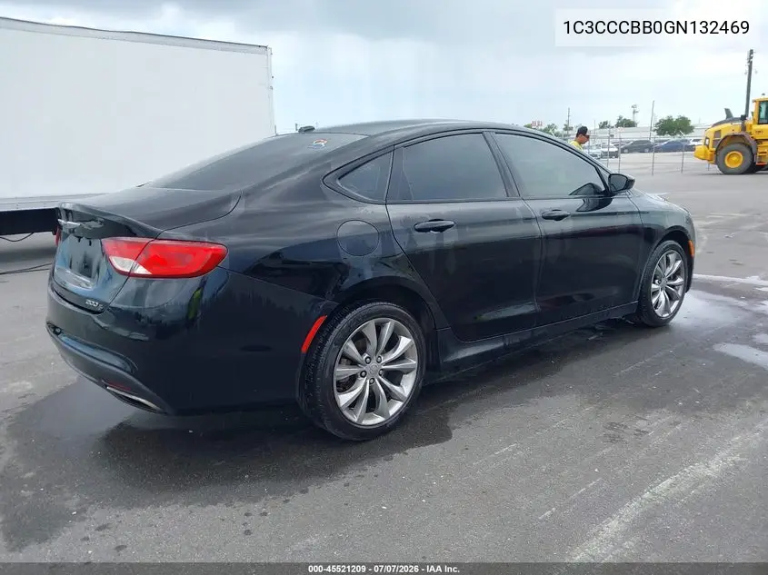 2016 Chrysler 200 S VIN: 1C3CCCBB0GN132469 Lot: 45521209