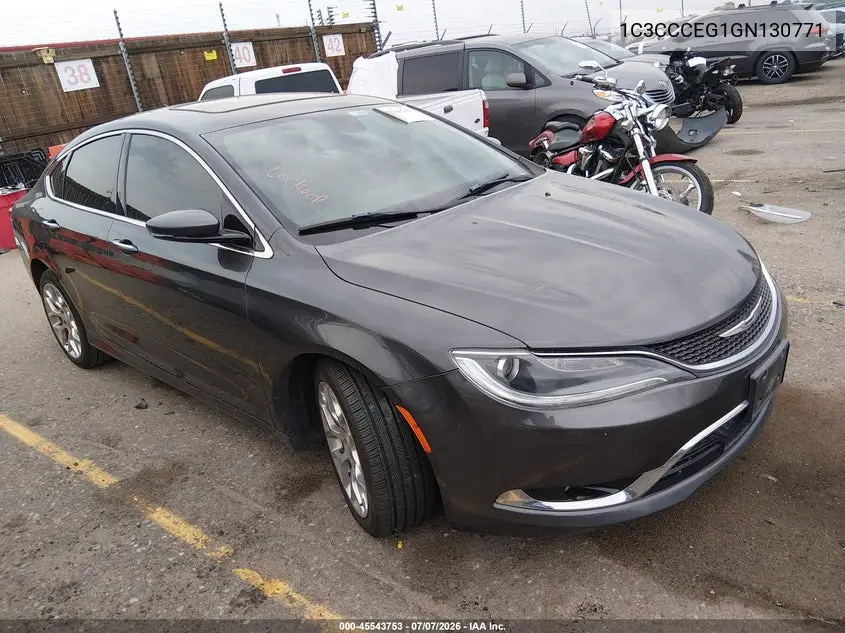 2016 Chrysler 200 C VIN: 1C3CCCEG1GN130771 Lot: 45543753