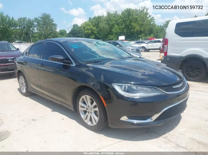 2016 Chrysler 200 Limited VIN: 1C3CCCAB1GN159732 Lot: 45627446