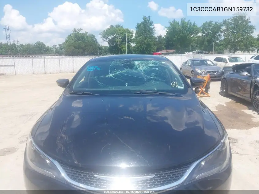 2016 Chrysler 200 Limited VIN: 1C3CCCAB1GN159732 Lot: 45627446