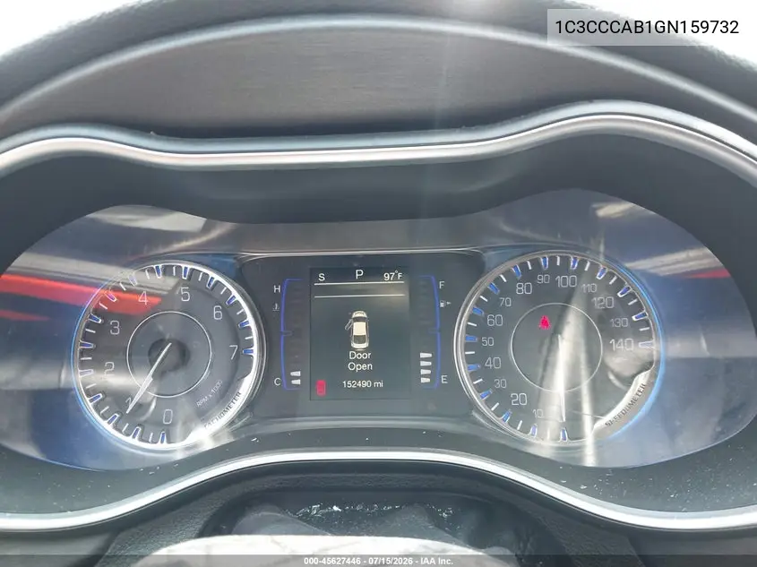 2016 Chrysler 200 Limited VIN: 1C3CCCAB1GN159732 Lot: 45627446