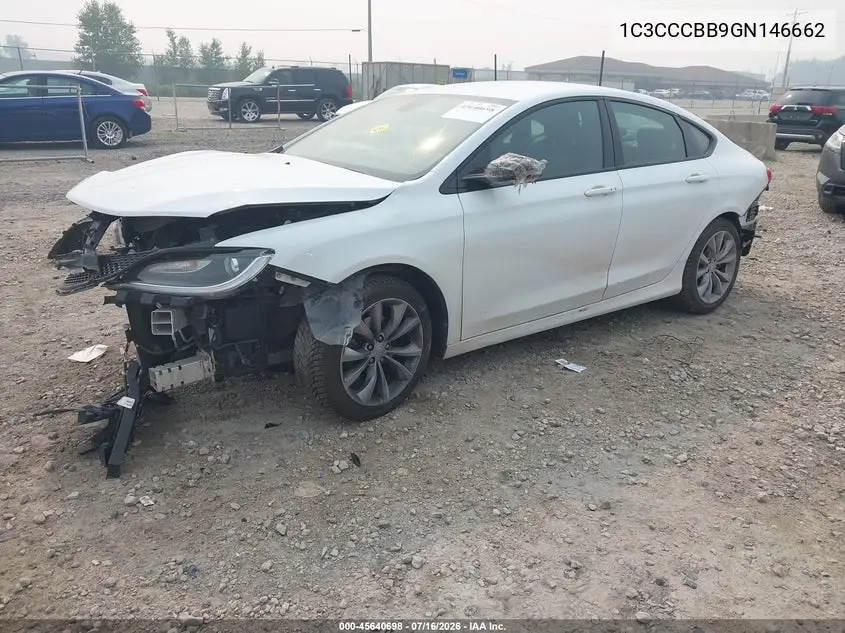 2016 Chrysler 200 S VIN: 1C3CCCBB9GN146662 Lot: 45640698