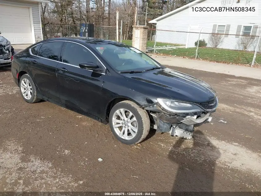 1C3CCCAB7HN508345 2017 Chrysler 200 Limited Platinum