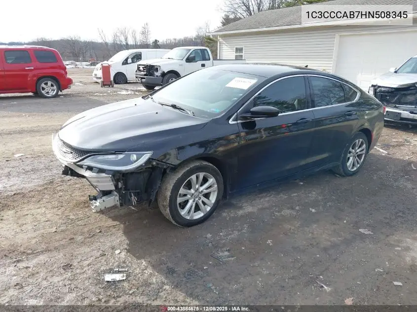 1C3CCCAB7HN508345 2017 Chrysler 200 Limited Platinum