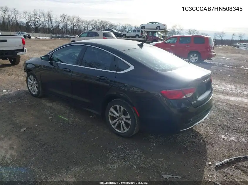 1C3CCCAB7HN508345 2017 Chrysler 200 Limited Platinum