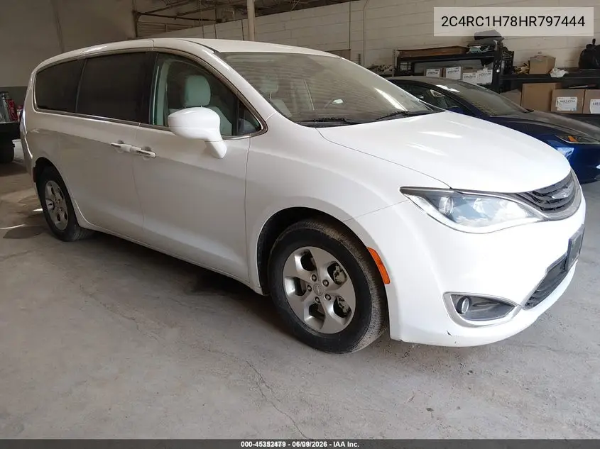 2017 Chrysler Pacifica Hybrid Touring Plus VIN: 2C4RC1H78HR797444 Lot: 45352479