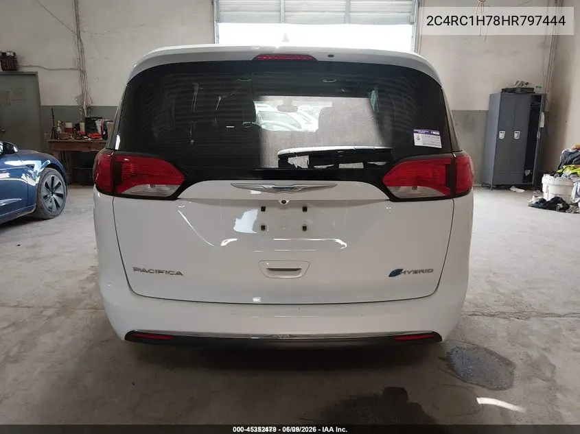 2017 Chrysler Pacifica Hybrid Touring Plus VIN: 2C4RC1H78HR797444 Lot: 45352479