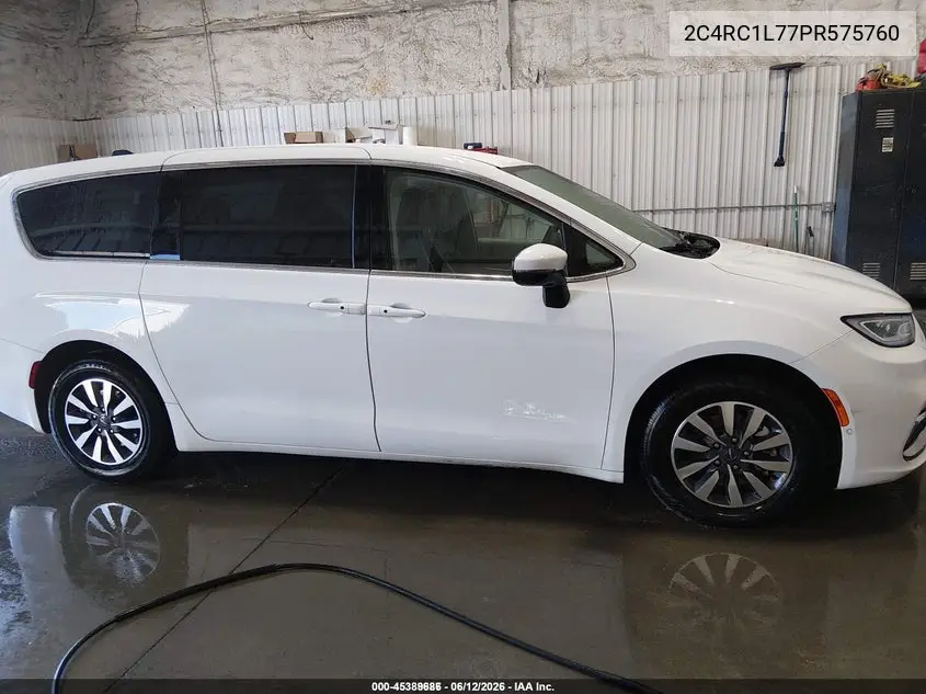 2023 Chrysler Pacifica Hybrid Touring L VIN: 2C4RC1L77PR575760 Lot: 45389686
