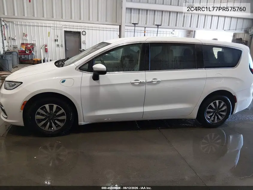 2023 Chrysler Pacifica Hybrid Touring L VIN: 2C4RC1L77PR575760 Lot: 45389686