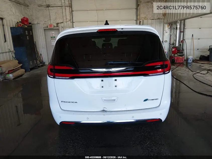 2023 Chrysler Pacifica Hybrid Touring L VIN: 2C4RC1L77PR575760 Lot: 45389686