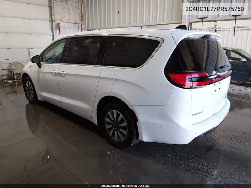 2023 Chrysler Pacifica Hybrid Touring L VIN: 2C4RC1L77PR575760 Lot: 45389686