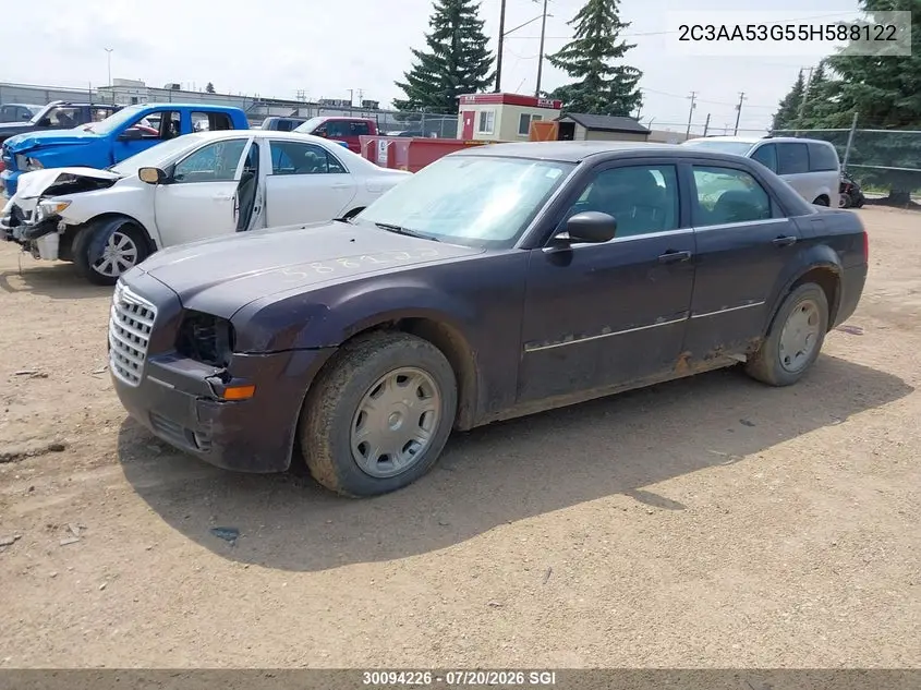 2005 Chrysler 300 Touring VIN: 2C3AA53G55H588122 Lot: 30094226