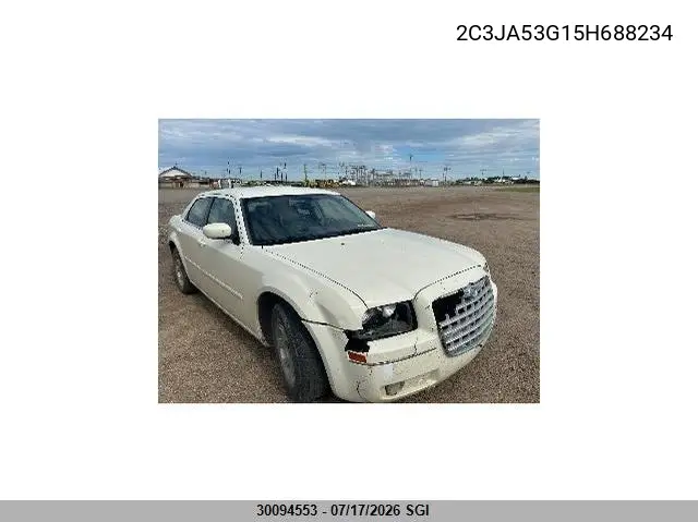2005 Chrysler 300 Touring VIN: 2C3JA53G15H688234 Lot: 30094553