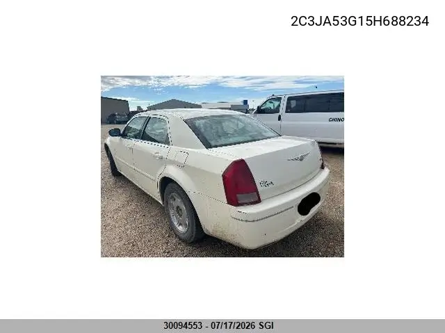 2005 Chrysler 300 Touring VIN: 2C3JA53G15H688234 Lot: 30094553
