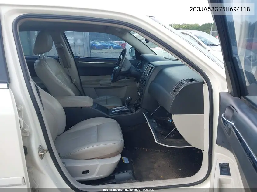 2005 Chrysler 300 Touring VIN: 2C3JA53G75H694118 Lot: 45496180