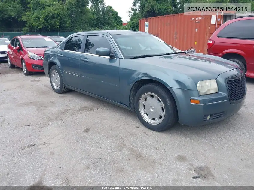 2005 Chrysler 300 Touring VIN: 2C3AA53G85H644215 Lot: 45538816