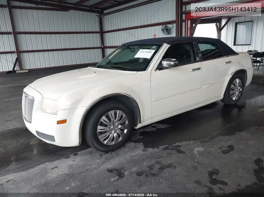 2005 Chrysler 300 VIN: 2C3JA43R95H143412 Lot: 45624000
