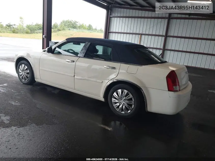 2005 Chrysler 300 VIN: 2C3JA43R95H143412 Lot: 45624000