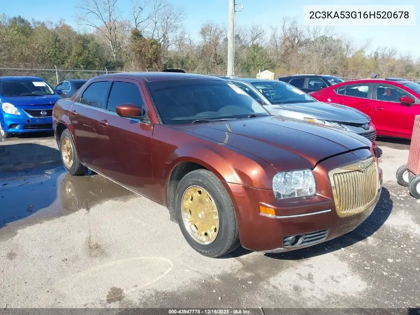 2C3KA53G16H520678 2006 Chrysler 300 Touring