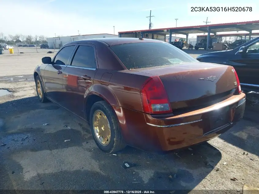 2C3KA53G16H520678 2006 Chrysler 300 Touring