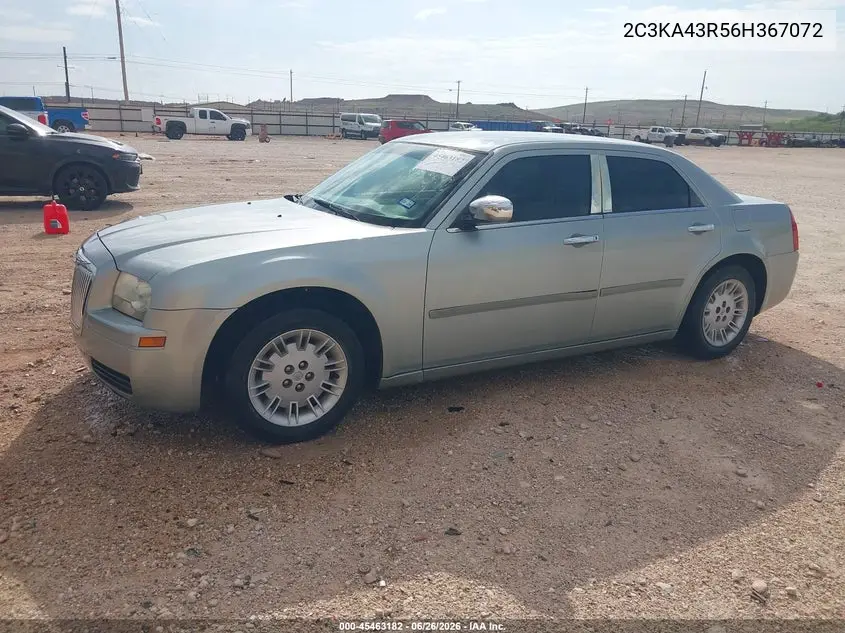 2006 Chrysler 300 VIN: 2C3KA43R56H367072 Lot: 45463182