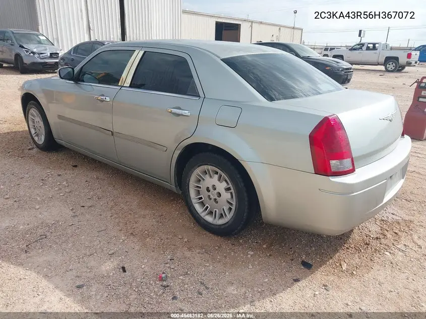 2006 Chrysler 300 VIN: 2C3KA43R56H367072 Lot: 45463182
