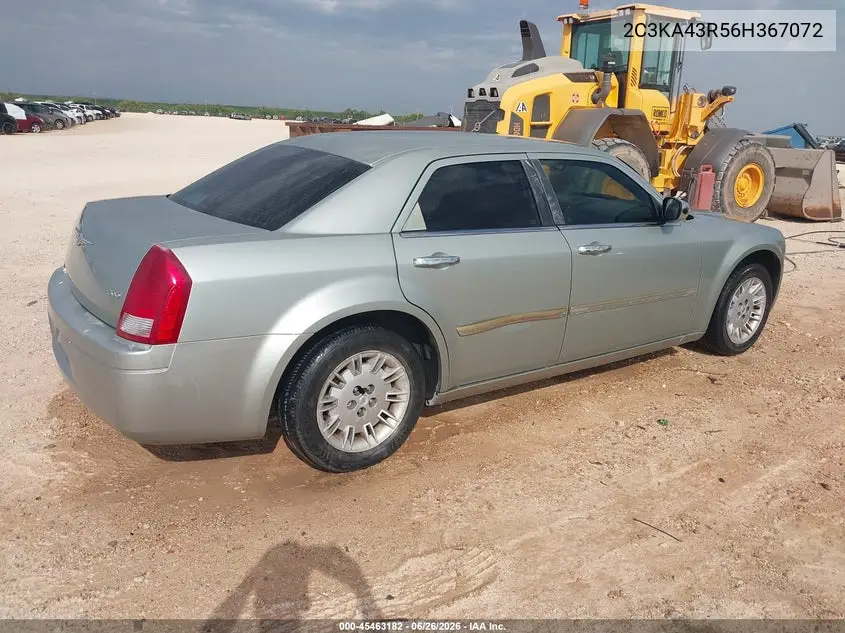 2006 Chrysler 300 VIN: 2C3KA43R56H367072 Lot: 45463182