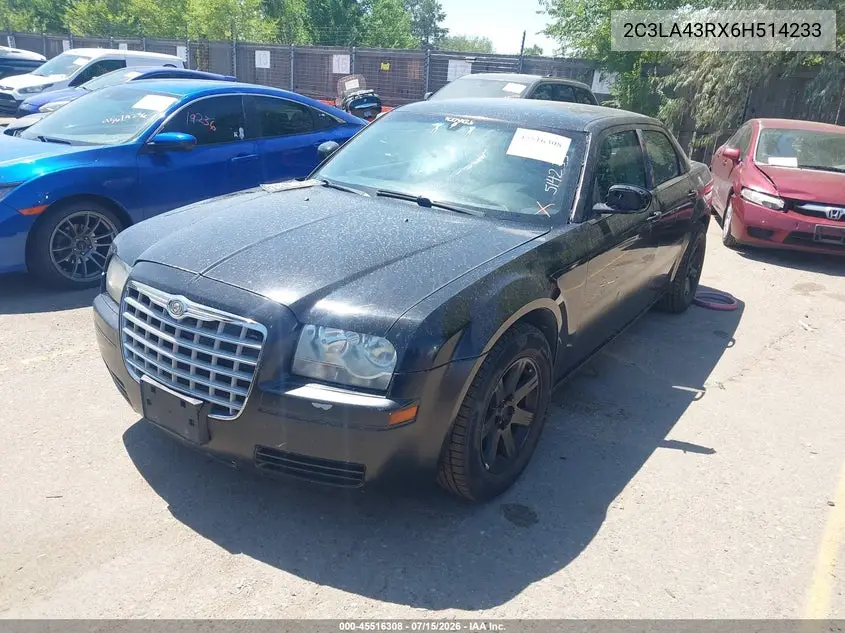 2006 Chrysler 300 VIN: 2C3LA43RX6H514233 Lot: 45516308