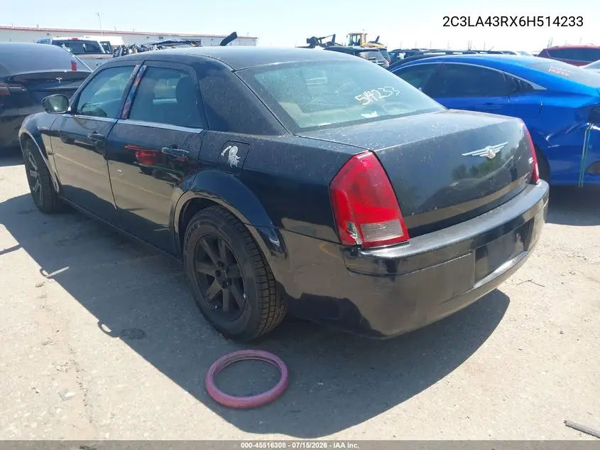 2006 Chrysler 300 VIN: 2C3LA43RX6H514233 Lot: 45516308