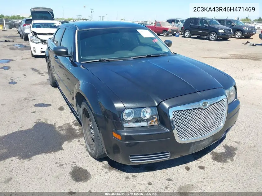2006 Chrysler 300 VIN: 2C3KA43R46H471469 Lot: 45633021