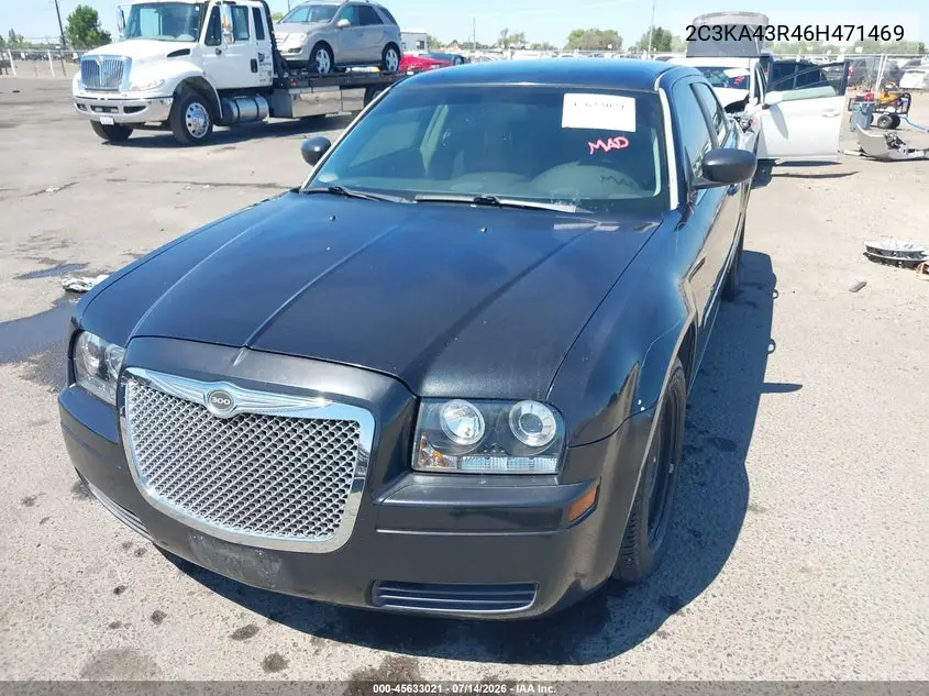 2006 Chrysler 300 VIN: 2C3KA43R46H471469 Lot: 45633021