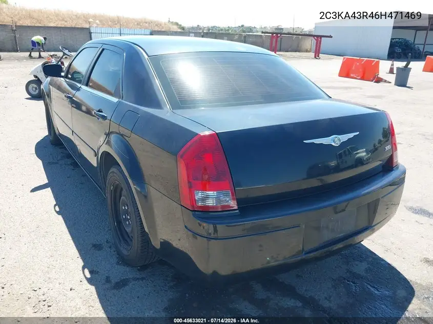2006 Chrysler 300 VIN: 2C3KA43R46H471469 Lot: 45633021